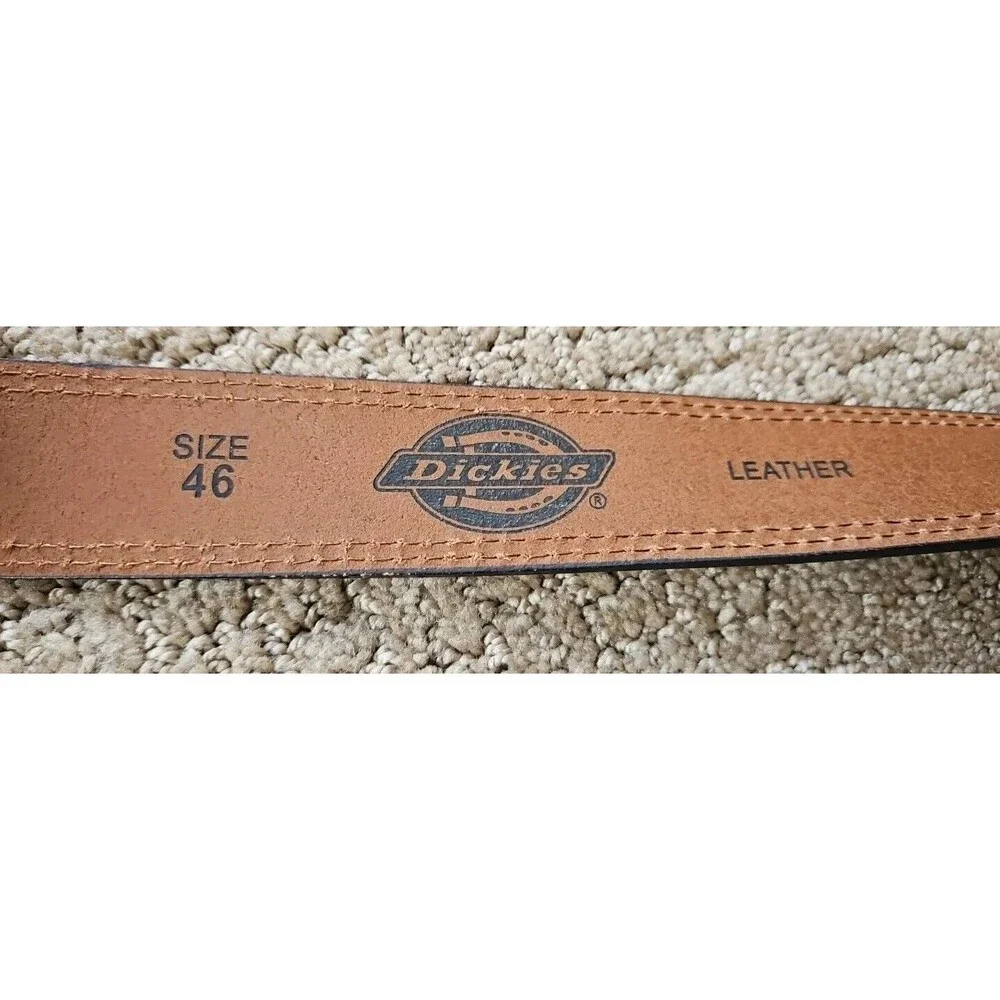 Dickies Brown Leather Belt NWT SZ 46